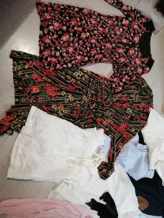 zestaw ubran xs koszule,marynarka,sukienka zara