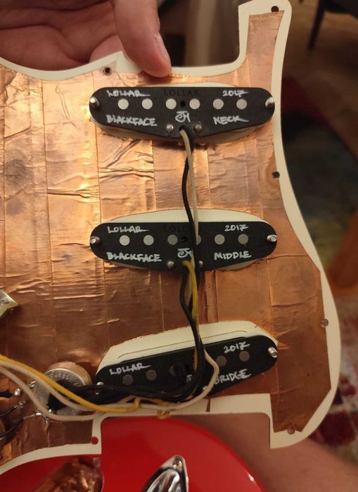Custom Stratocaster Hardtail Reverse Dakota.