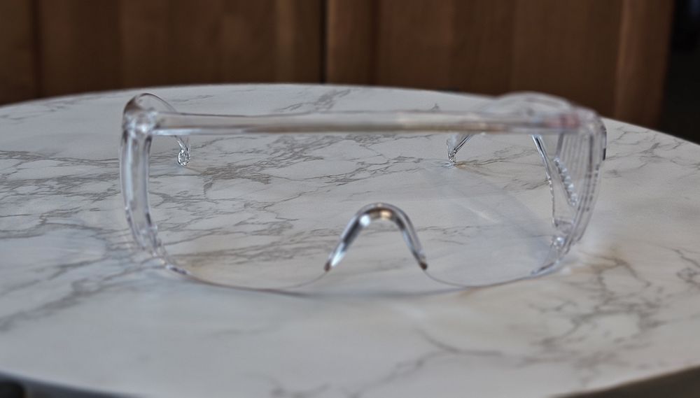 X12 Okulary Ochronne Poliwęglan Gogle Bezbarwne Szerokie Pole Widzenia