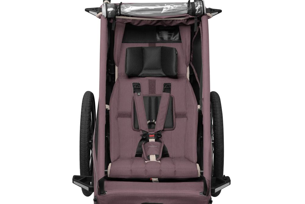 Qeridoo Kidgoo 1 wozek pojedyncza przyczepka rowerowa