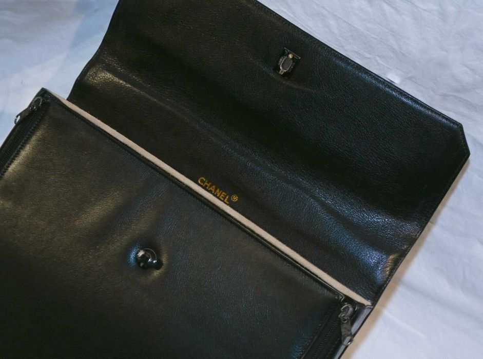 Bolsa de mão CHANEL preta Vintage