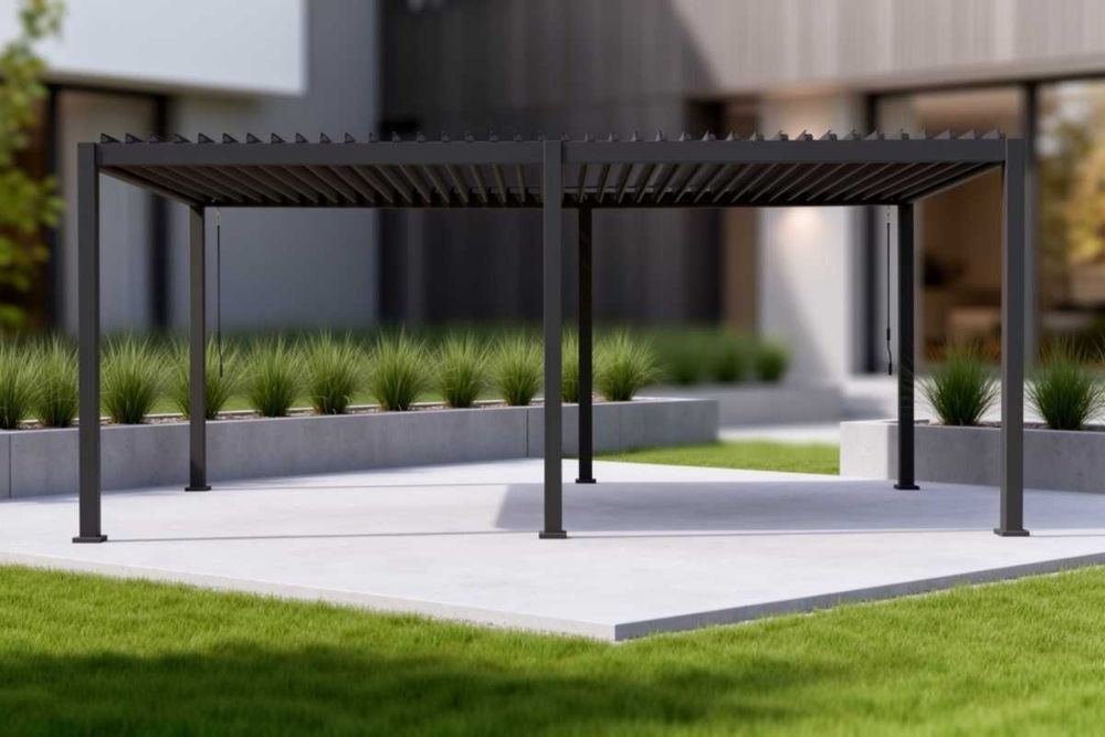 Pergola Tarasowa Premium 111 3 x 6 m Wolnostojąca Aluminiowa
