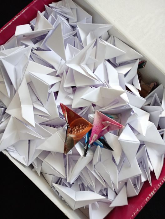 Elementy papierowe do origami