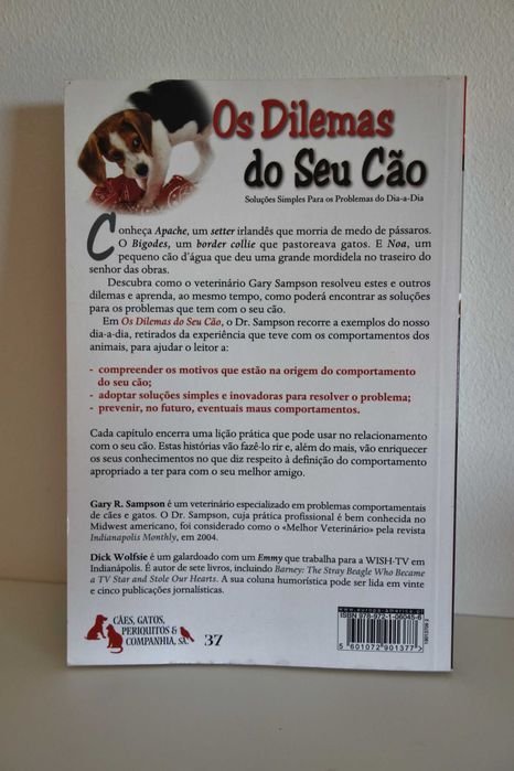 Os Dilemas do Seu Cão de Gary R. Sampson e Dick Wolfsie*Envio grátis