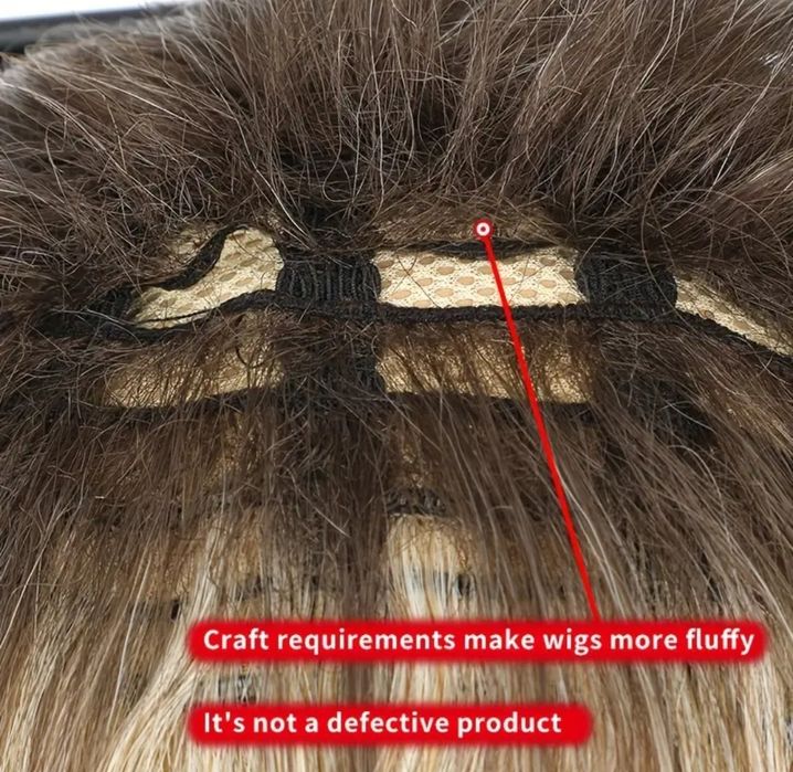 Peruka blond platyna gradient