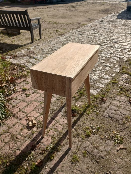 Toaletka dębowa lite drewno