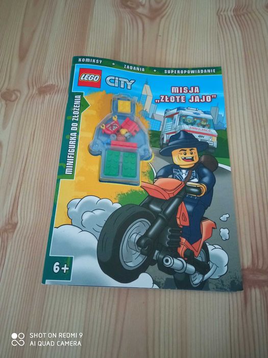 Nowa książka LEGO city z klockami