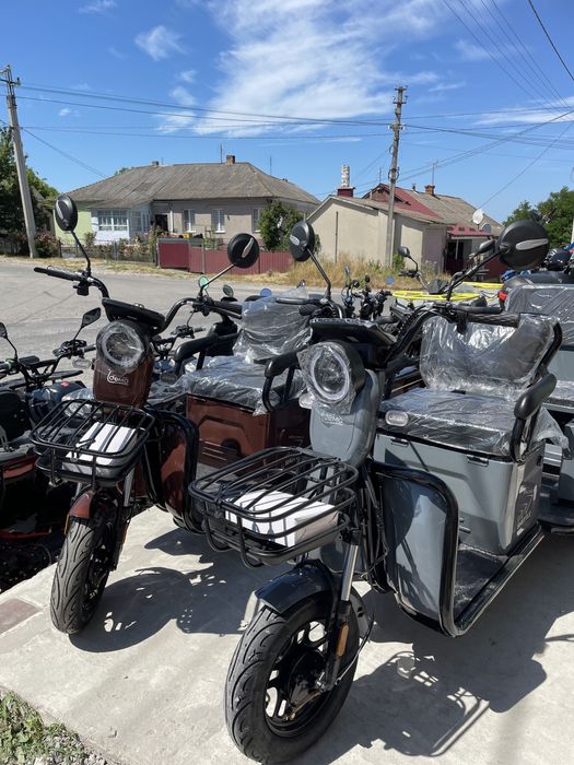 Доставка безкоштовна акумуляторний трицикл Їдемо 800W баланс трініті.