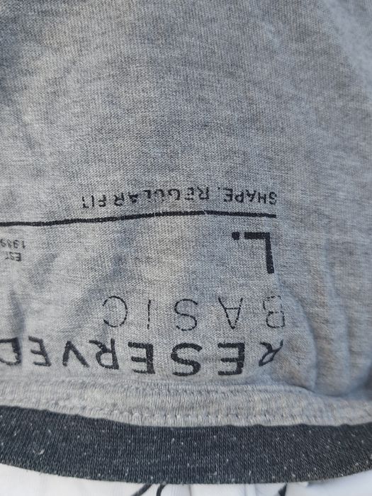 T-shirt szary męski rozmiar L firma RESERVED