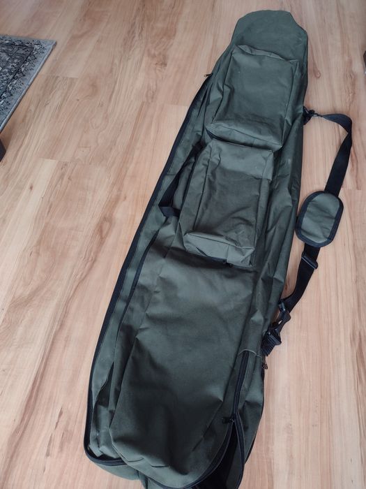 Pokrowiec na wędki trzykomorowy długości 140 cm