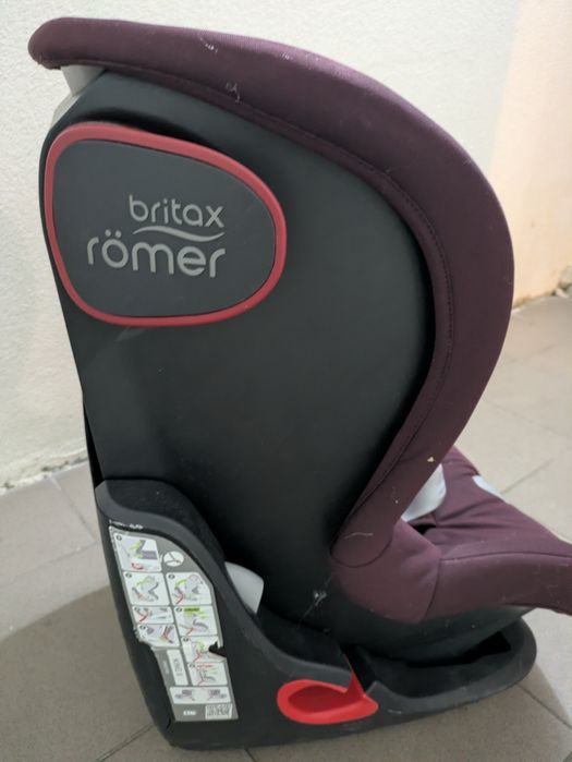 Автокрісло Britax Romer King II (9-18 кг) Burgundy – Відмінний стан