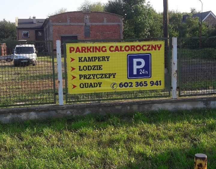 Parcele parkingowe, zimowanie łodzi, kamperów, przyczep i innych.
