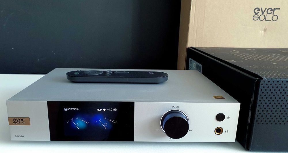 Eversolo DAC-Z6 High-End MQA PCM768kHz 32Bit DSD512 aptXHD XLR pilot