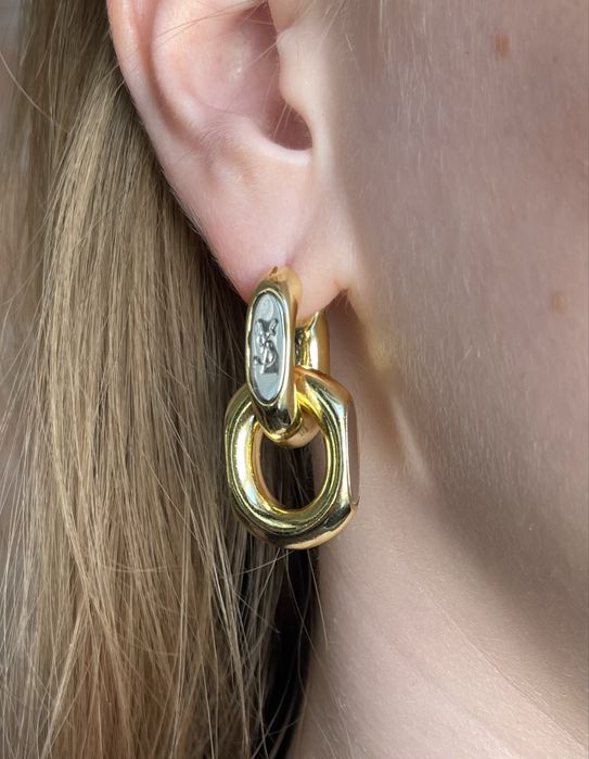 Серьги YSL, сережки YSL