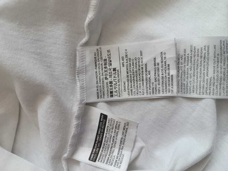 Levi's bawełniana koszulka roz M