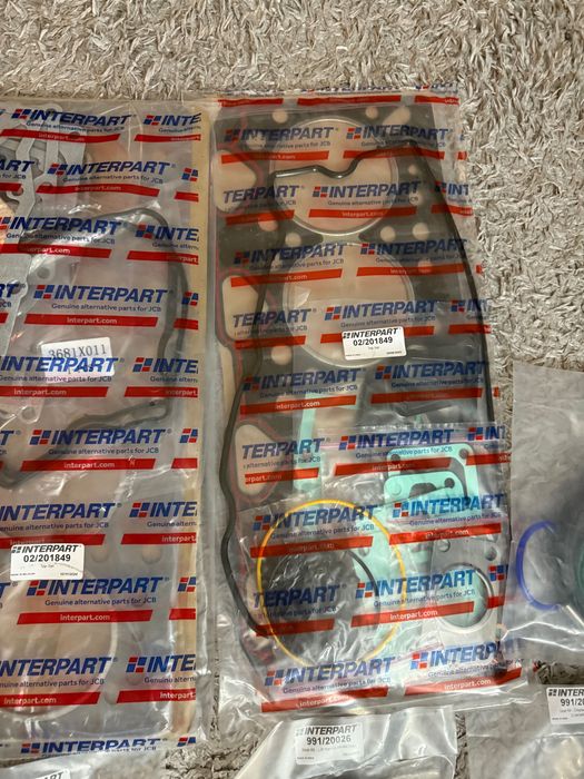 JCB Zestaw uszczelek górnego silnika 3CX 4CX Perkins/kpl uszczelniaczy