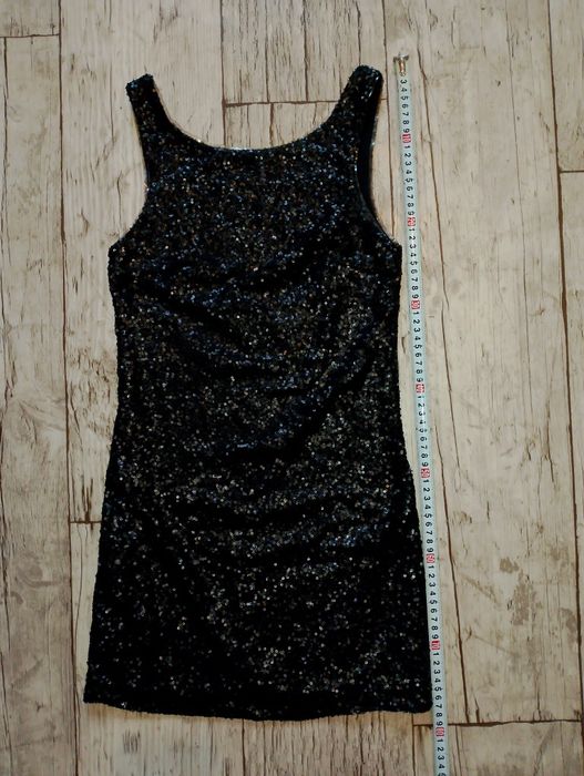 Cekinowa sukienka ONLY r.XS