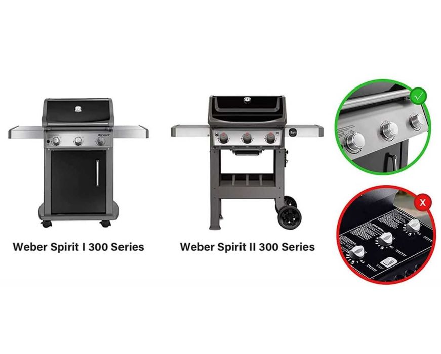 Osłony palnika do grilla gazowego Weber Spirit I/II 300 Porcelanowe