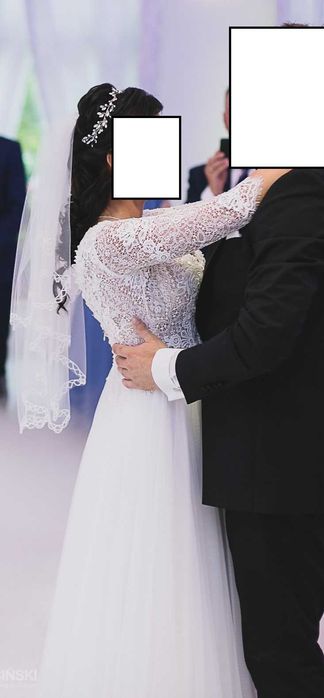 Suknia ślubna rozmiar XS/S, 165cm wzrostu