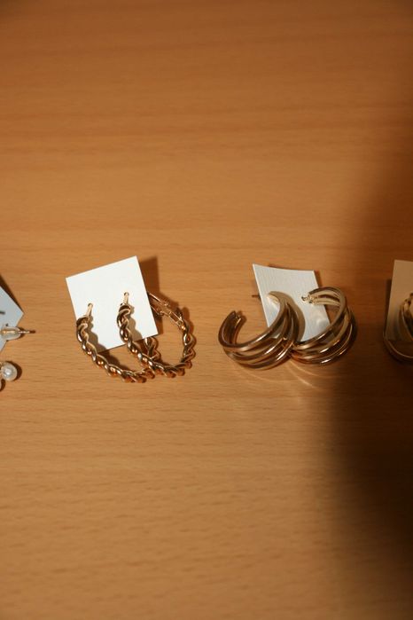 Conjunto 6 Argolas Douradas - NOVO