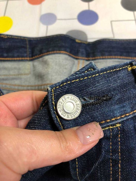 Джинсы Levi's 501 Original Fit W34 L32 темно-синие
