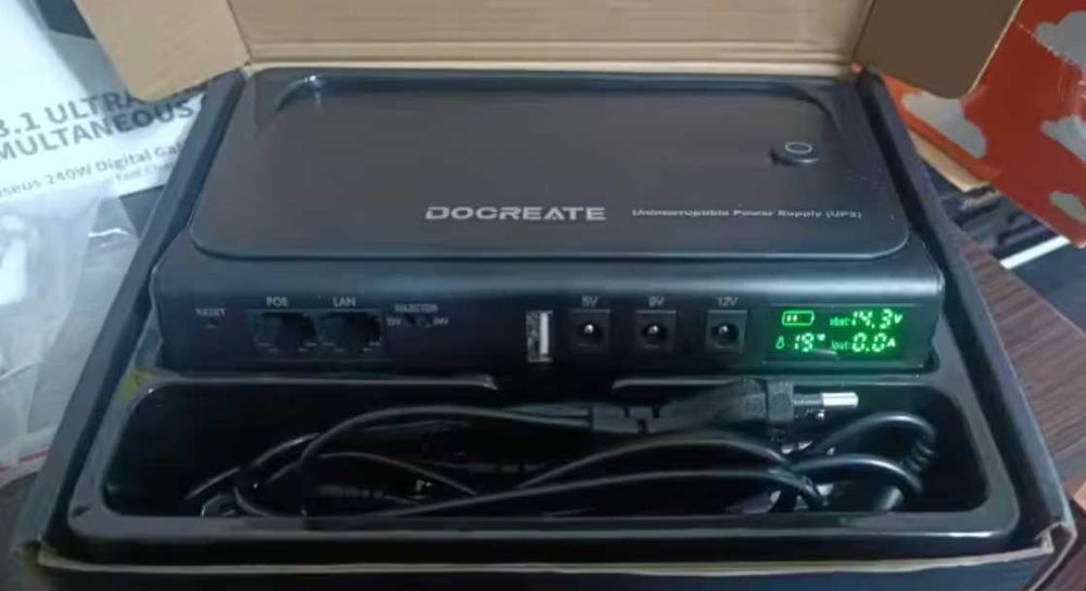 DOCREATE DC1036L - ДБЖ (UPS) для роутера. В наявності. Без АКБ