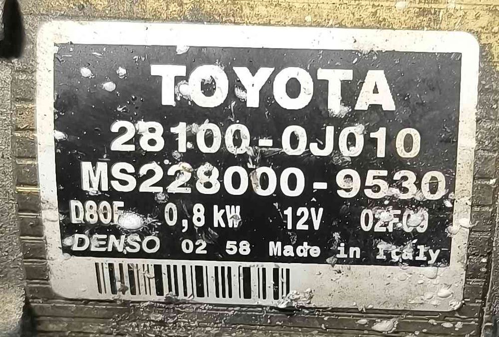 Motor de Arranque | TOYOTA
