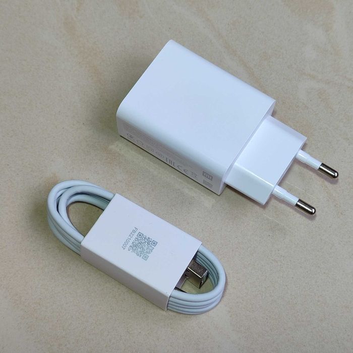 Зарядка 18W швидка MDY-10-EF Xiaomi Блок + кабель (33W, 67W, 120W)