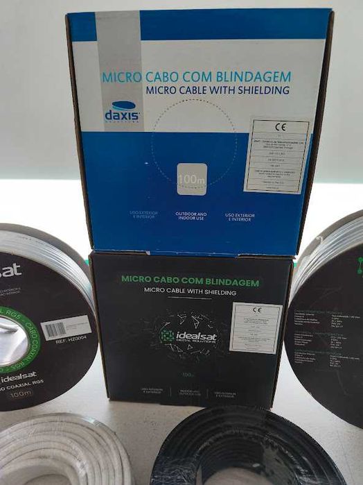 PROMOÇÃO:Cabo Coaxial Bobines Idealsat;daxis e Edision