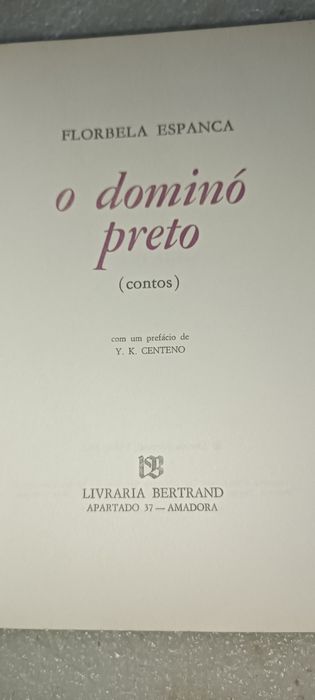 livro de Florbela espanca O dominó preto – Contos