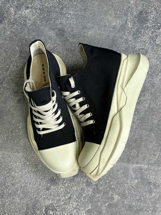 Кеди Rick Owens DRKSHDW Abstract Ramones jumbo lace laces кросівки 43