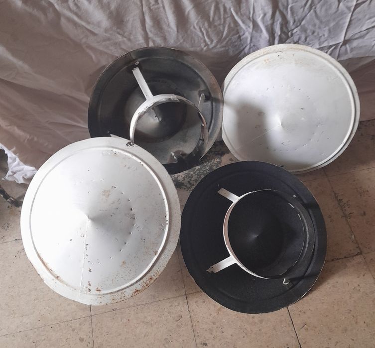 4 chapéus de chaminé