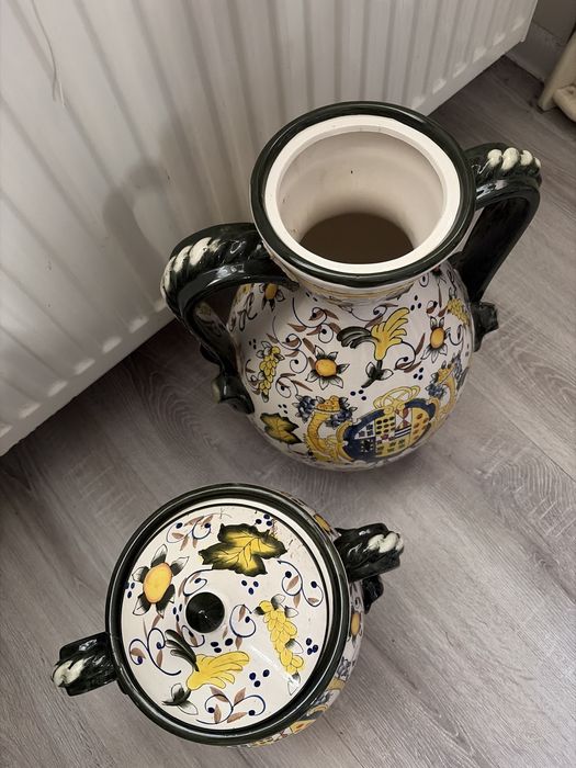 Ceraminczne, recznie malowane wazony