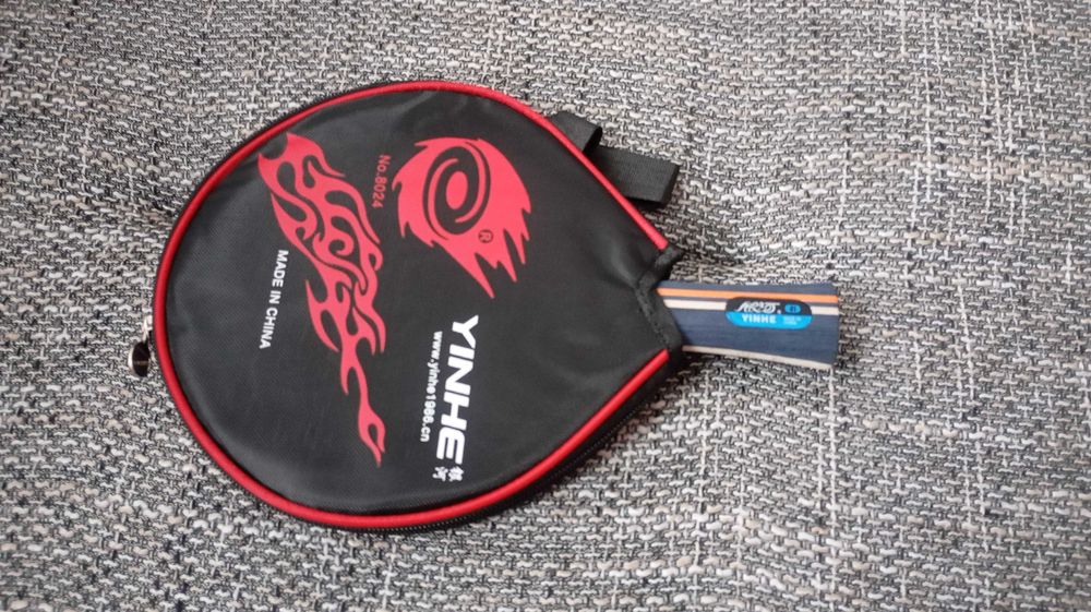 Pokrowiec na rakietkę do tenisa stołowego Sferyczny Czarny - Nowy