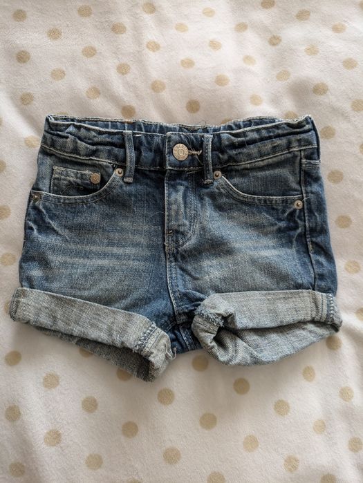 Rozmiar 92cm. Zestaw jeansów krótkie + długie. H&M.