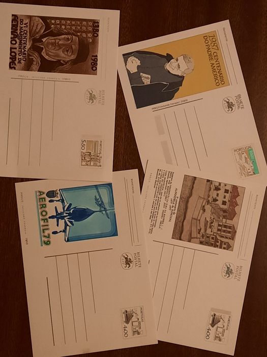 Bilhetes postais antigos diversos