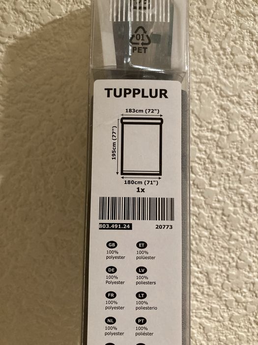 Estore black out TUPPLUR - cinza