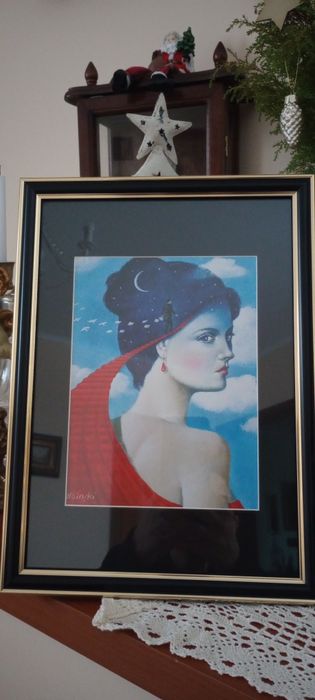 Oprawiony druk Rafał Olbiński