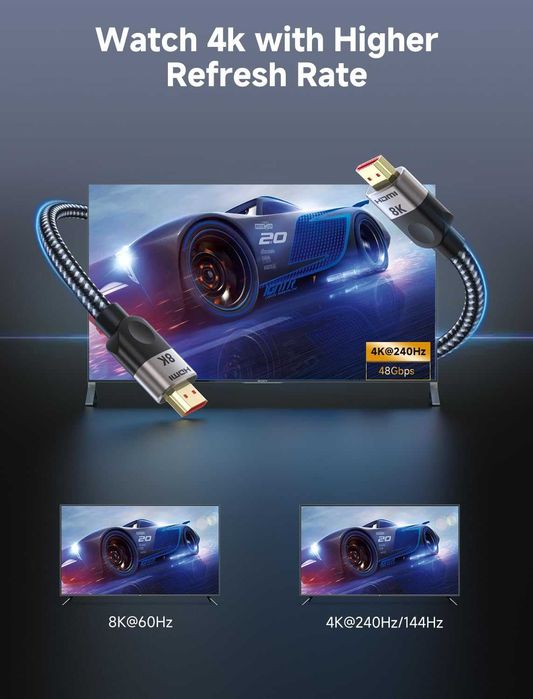 Kabel HDMI Southlight 2.1 5 m 8K 60 Hz 4K 120 Hz 48 Gb s