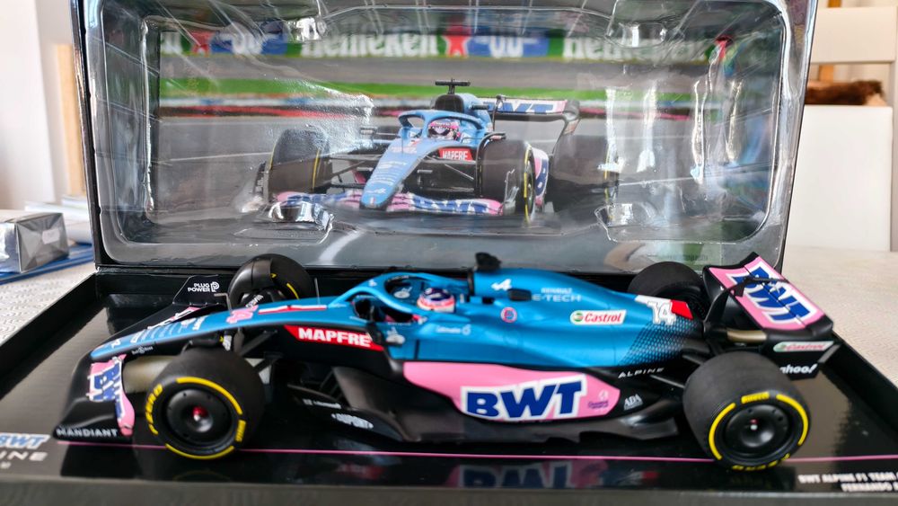 1:18 F1 Minichamps Alpine A522 #14 Fernando Alonso GP Austrália 2022