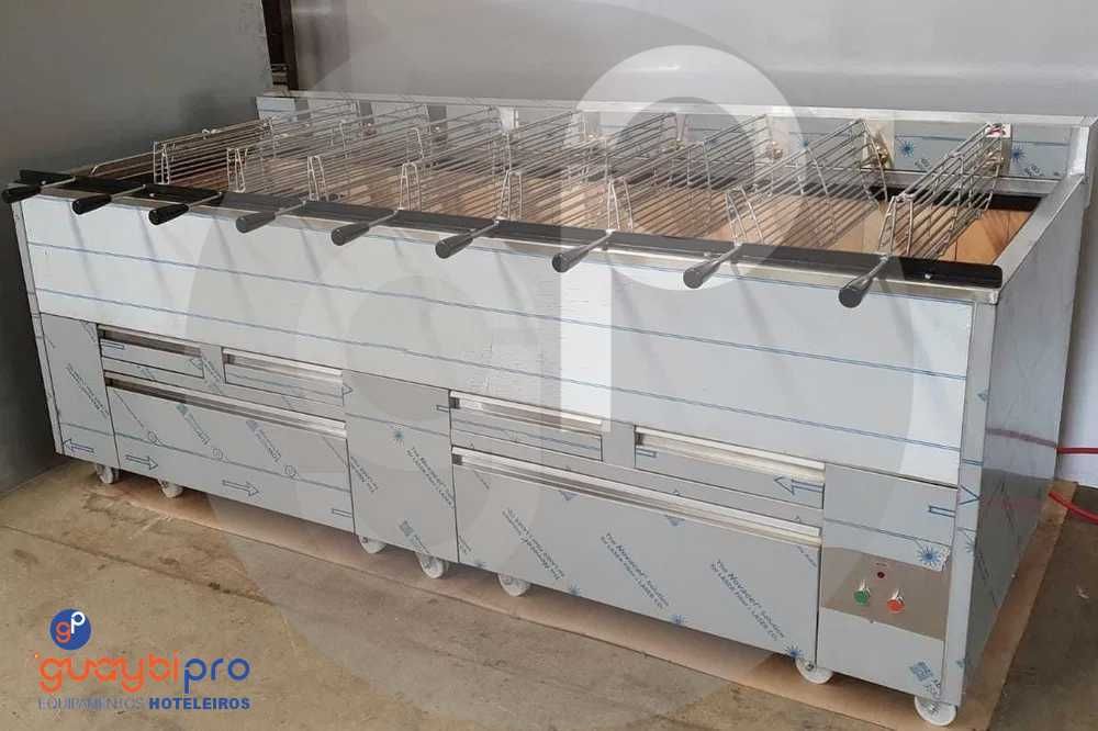 Churrasqueiras a Carvão Rotativas + Fixas | Frango + Grelhados | INOX