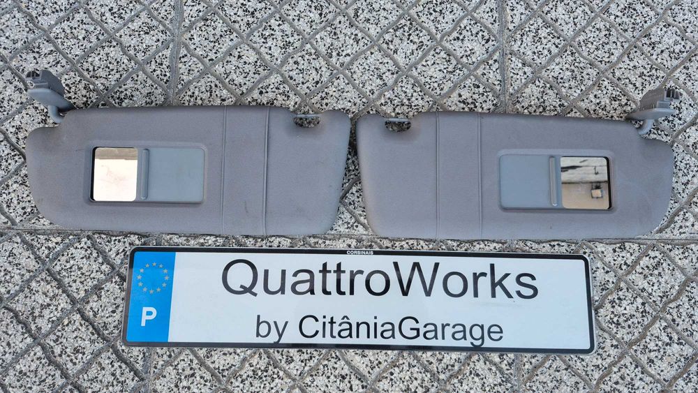 AUDI A4 B5(8D) - A3 8L etc- Palas Sol CINZA IMPECÁVEIS - 1995 até 2002