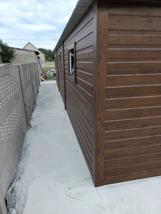 Garaż blaszany garaże blaszane 9x6 profil Rus-Stal kolor 7x5 6x6 5x7