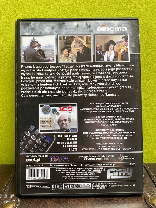 Film Miś w reżyserii Stanisława Bareja (VCD)