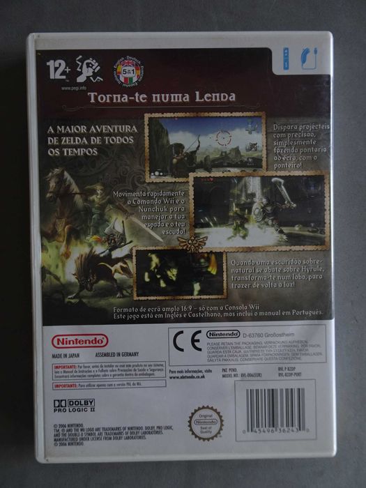 Jogo WII - The legend of Zelda Twilight Princess