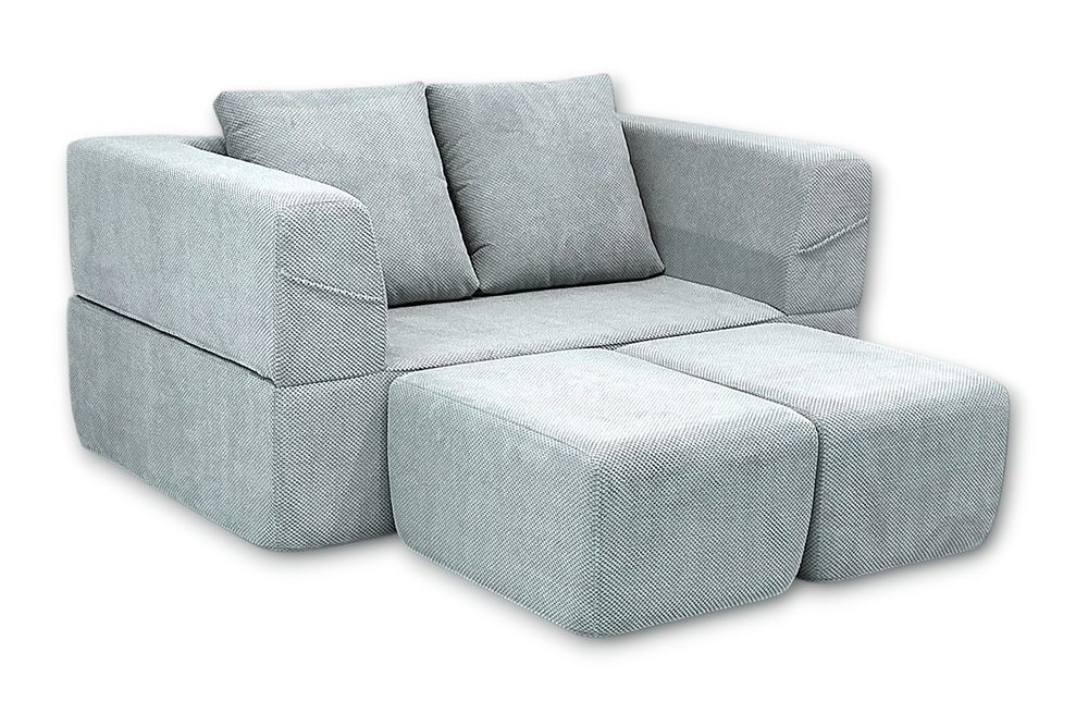 Безкаркасний розкладний диван Експромт 1,6 в тканині Доріс