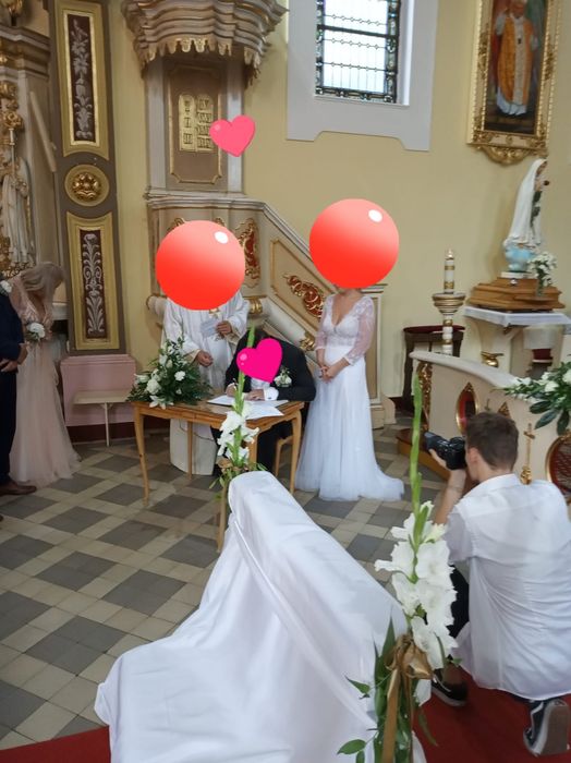 Suknia ślubna biała
