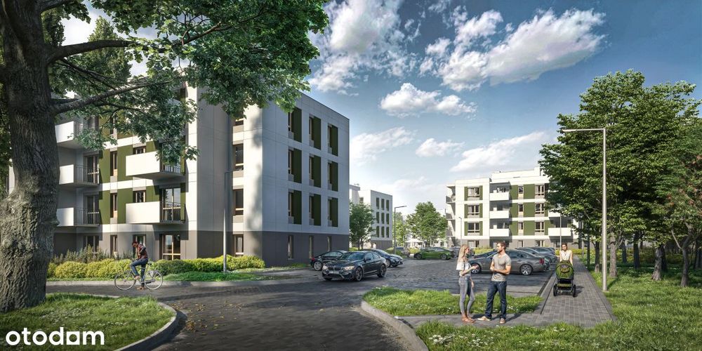 3-pokojowe mieszkanie 62m2 + ogródek Bez Prowizji