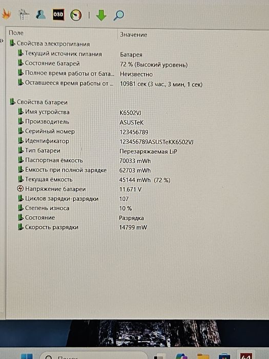 Asus vivobook pro 15 k6502v