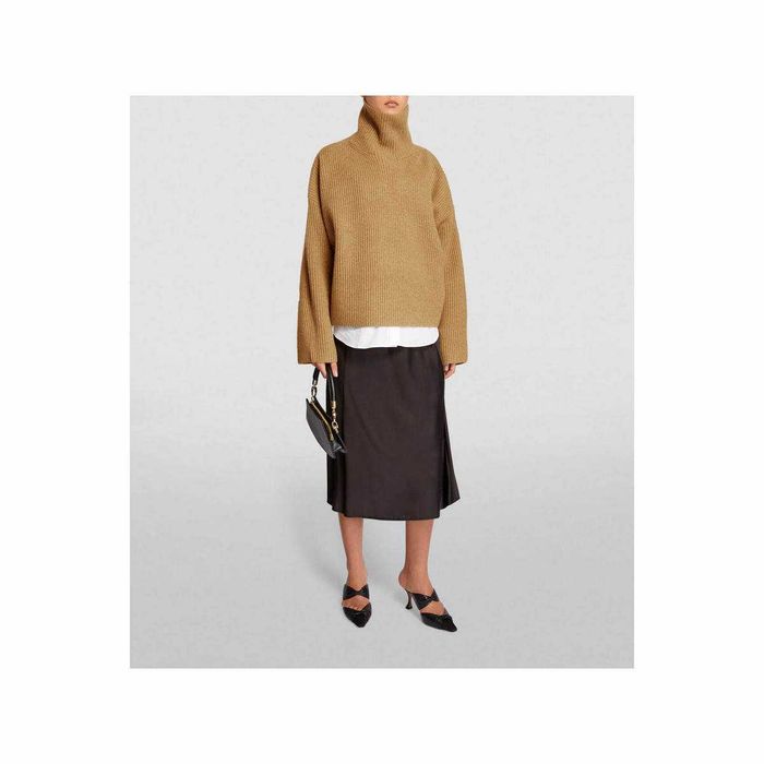 Светр Toteme Wool-blend Rib Knit Camel
